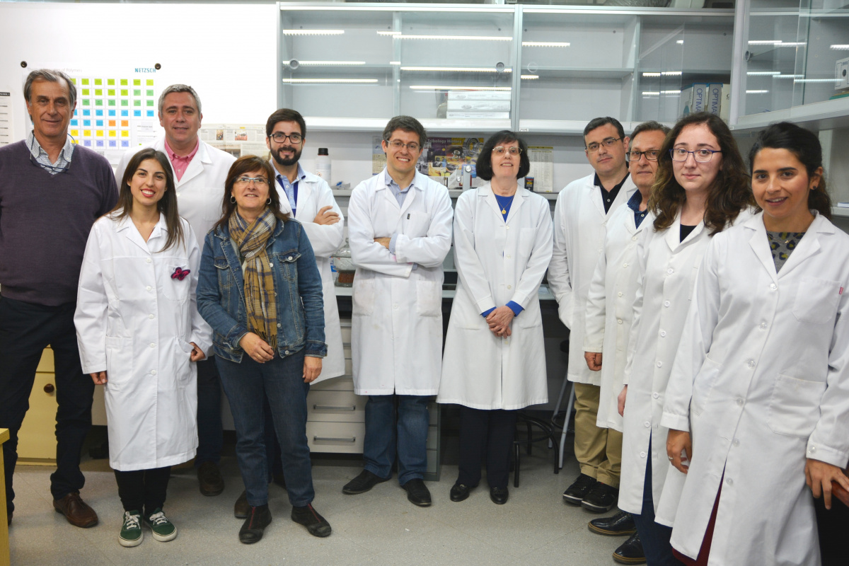 Grupo de investigación en nuevos materiales al que pertenece Francisco José Carrión, responsable del proyecto que ha conseguido mayor financiación.